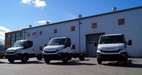 Trzy nowe podwozia pod zabudowe. Samochody dostawcze marki Iveco 70C18.