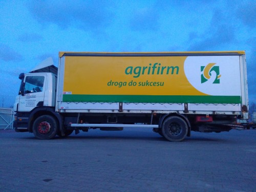 Realizacja dla firmy Agrifirm na podwoziu Scani P230.